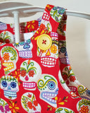 red sugar skull dress