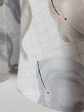 detail of whale skirt fabric