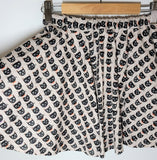 Black cat print twirly skirt for kids