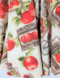 Farm fresh apple print twirly skirt for kids