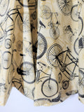 Vintage bicycle print twirly skirt for kids